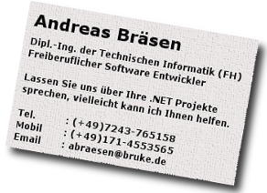 Kontakt zu Andreas Bräsen